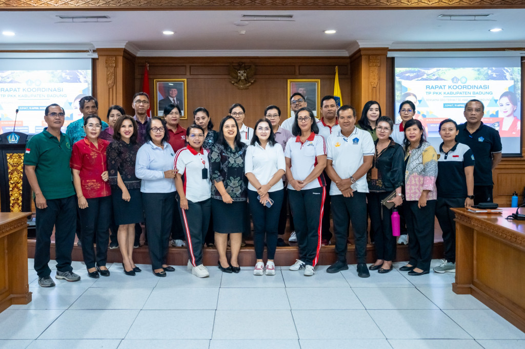 TP. PKK Badung Gelar Rakor dengan 12 OPD Pemkab Badung